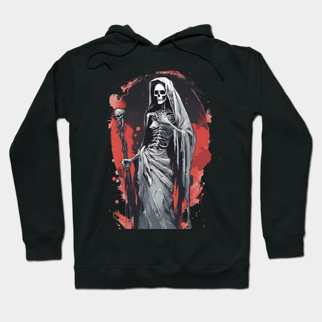 Santa Muerte Hoodie by huwagpobjj